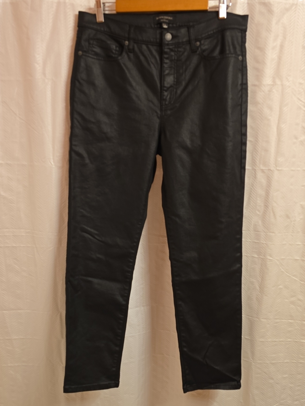 Banana Republic Black High-Rise Slim Trousers